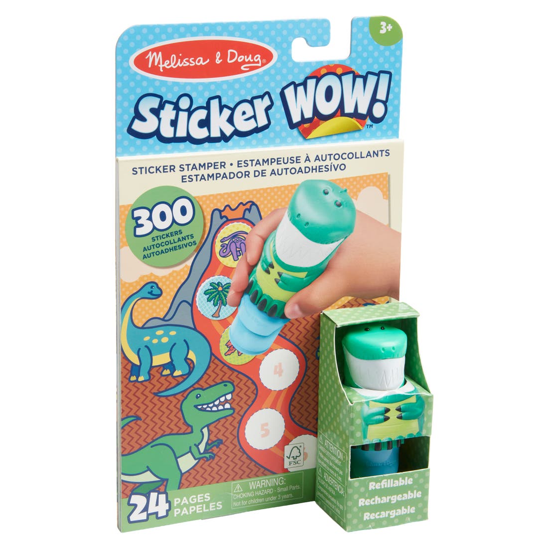 Melissa & Doug Sticker Wow! Olive the Dinosaur Kit