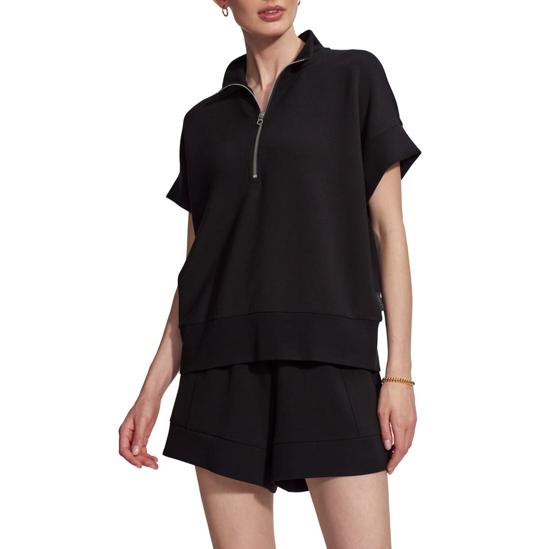 Varley Ritchie Short Sleeve Half Zip