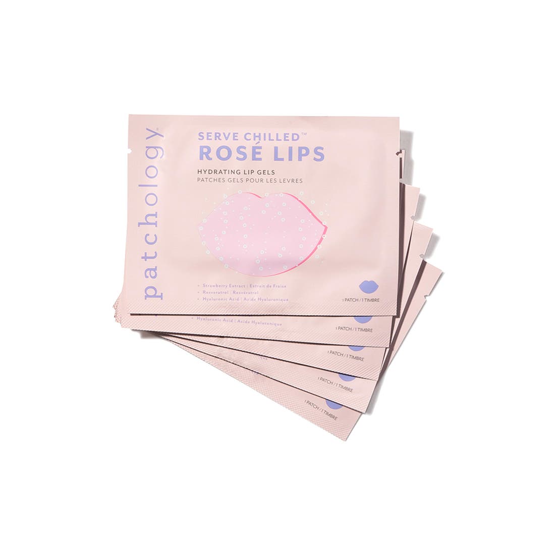 Patchology 5-Pack Serve Chilled Rosé Lip Gels