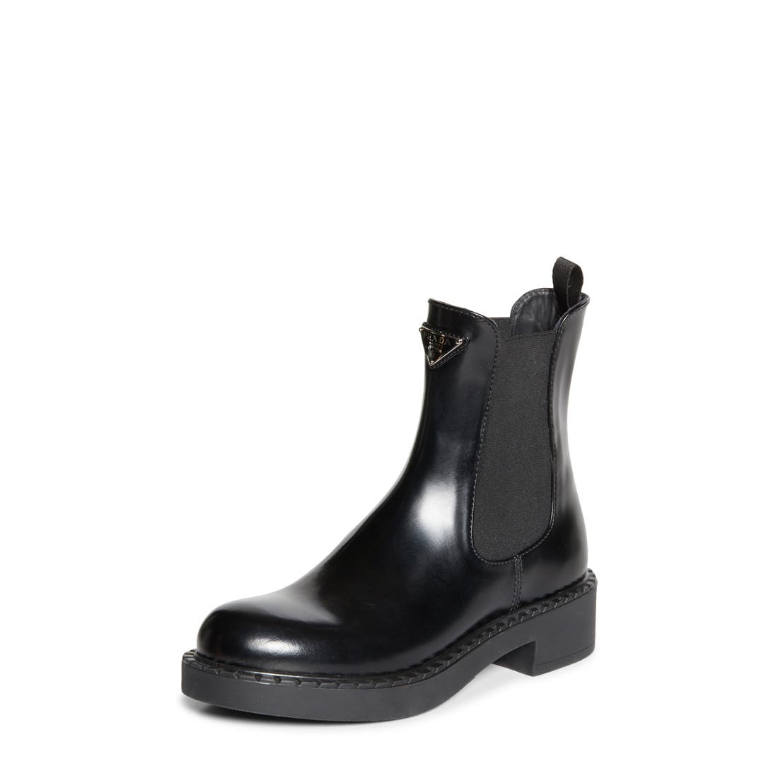 Prada Chocolate Chelsea Boot