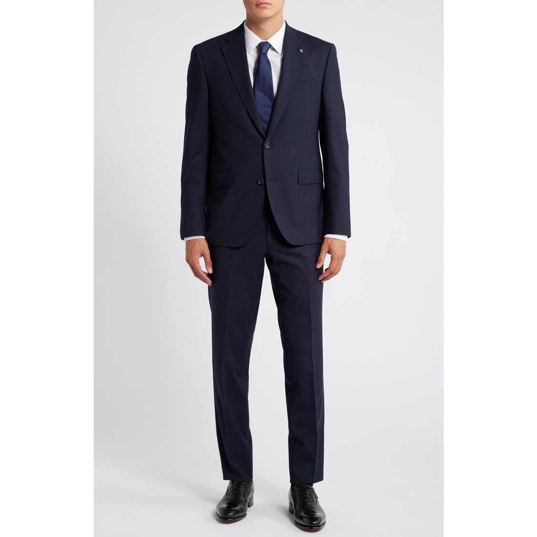 Jack Victor Esprit Solid Stretch Wool Suit