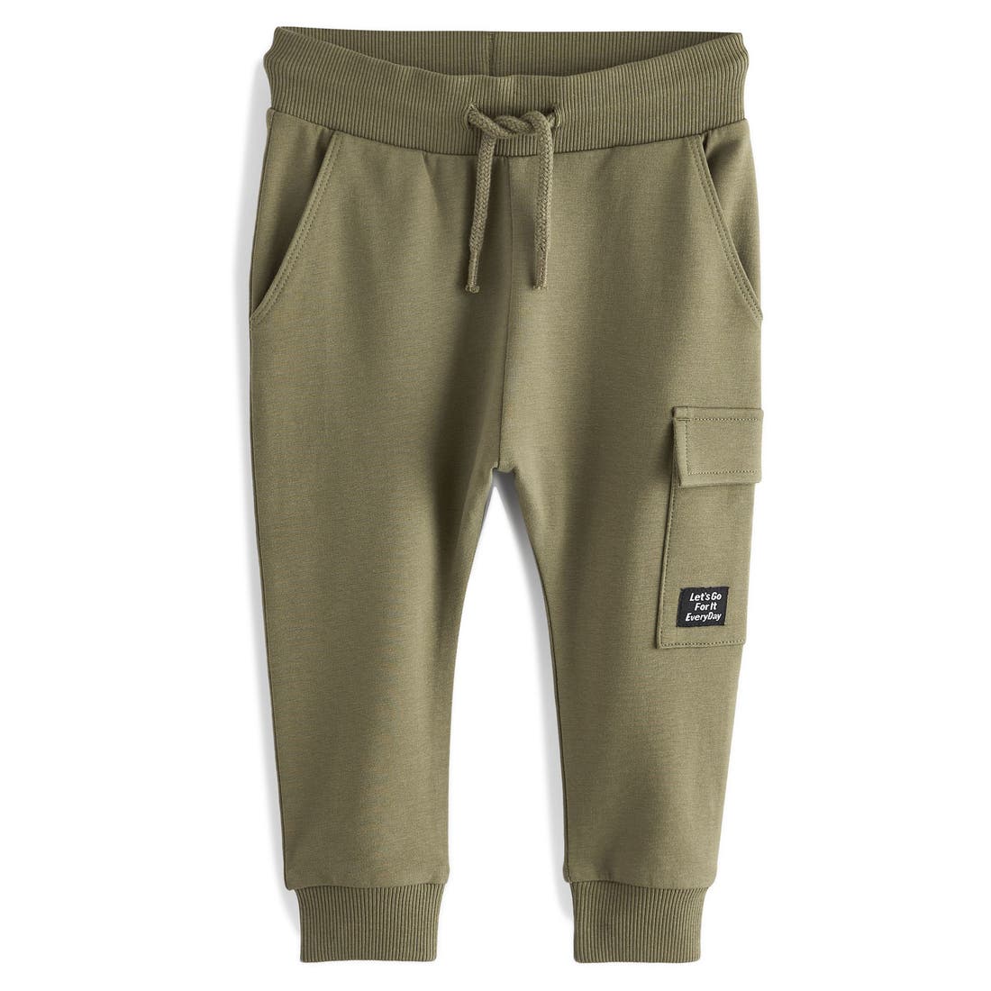 Next Kids' Stretch Cotton Cargo Joggers