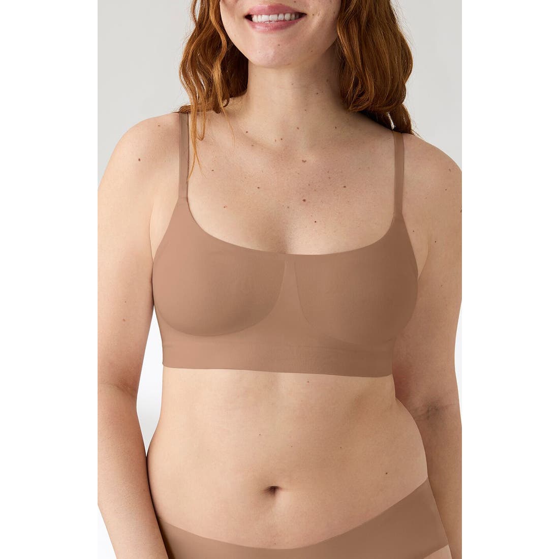 True & Co Soft Form Square Neck Wireless Bra