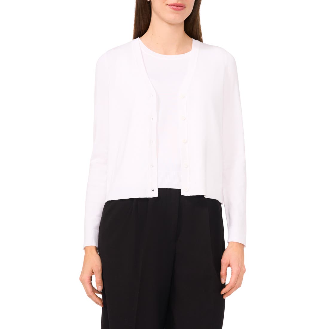 Halogen(r) ) V-Neck Cardigan