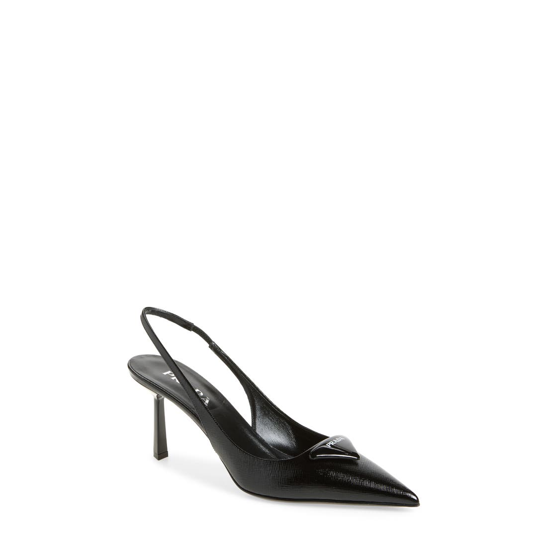 Prada Modellerie Pointed Toe Slingback Pump
