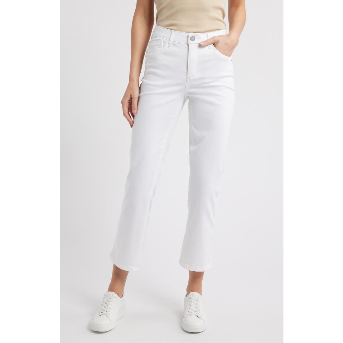 Wit & Wisdom Bennett High Waist Ankle Barely Bootcut Jeans