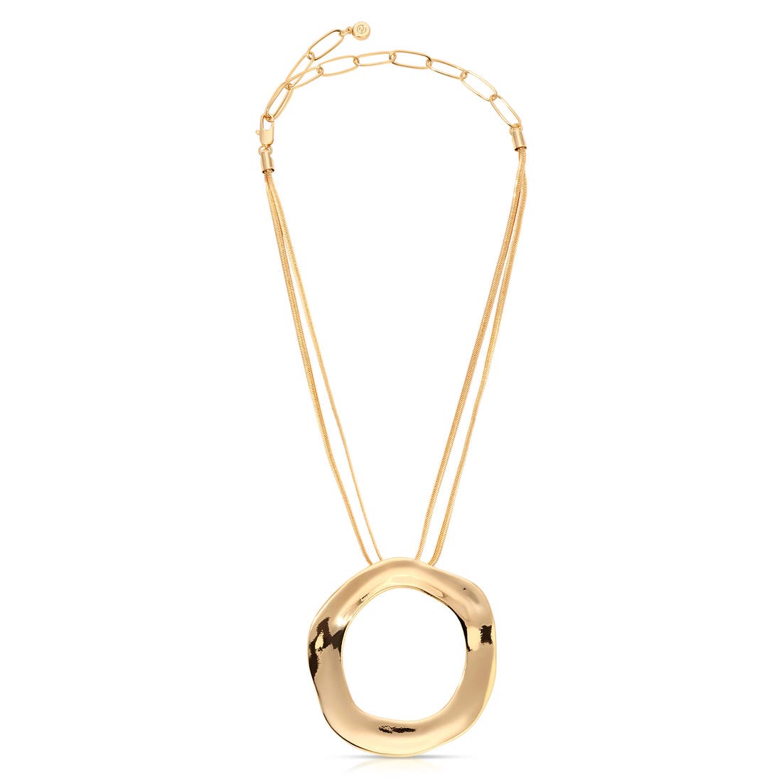 Ettika Open Circle Statement Necklace