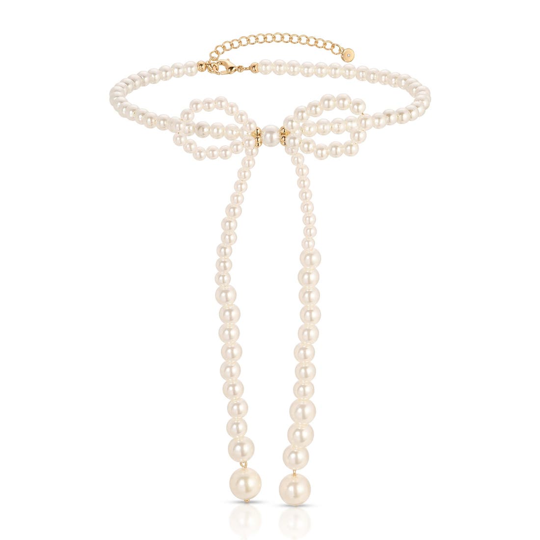 Ettika Beaded Bow Necklace