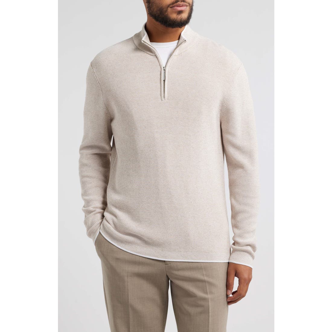 Jack Victor Daulac Quarter Zip Pullover