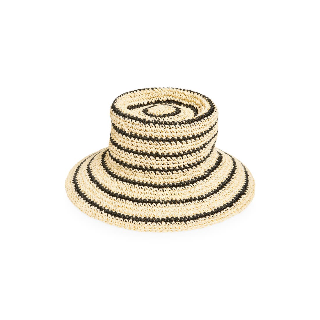 Nordstrom Stripe Packable Lantern Hat