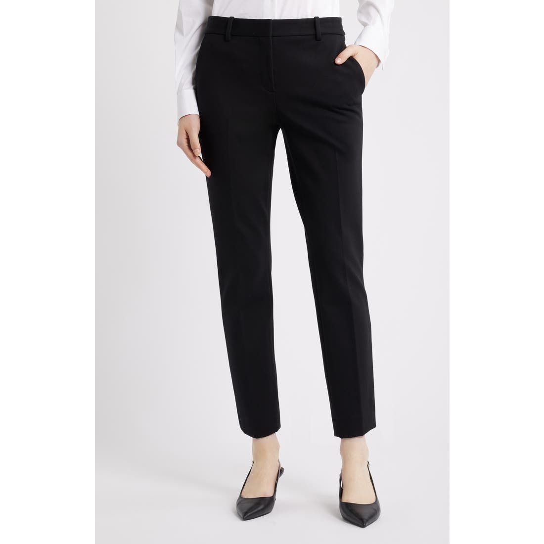 Theory Treeca Ponte Crop Pants