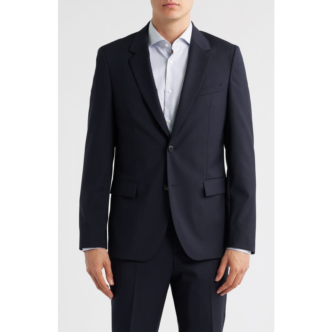 Boss Houston Solid Wool Suit Jacket