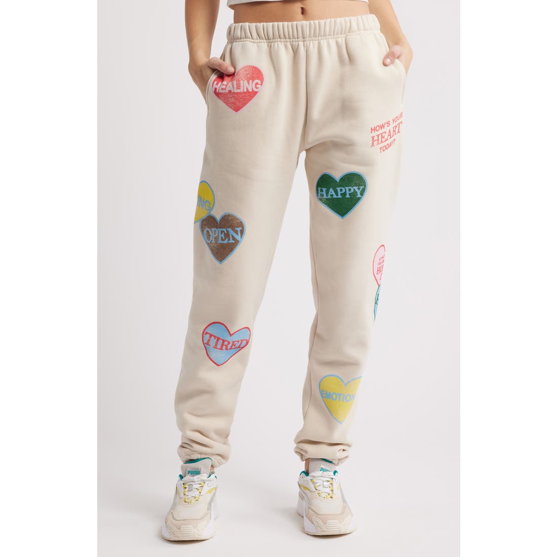 トップス andmary Heart hip sweat pants logo tops Amazon.com: Hilinker Girls 3 Piece Outfits Sweatsuit Workout