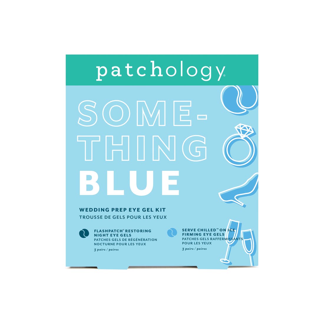 Patchology Something Blue Bride Self-Care Eye Gel Kit