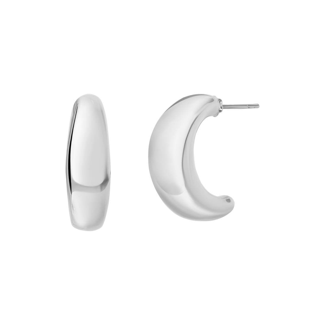Bony Levy Chunky Half Hoop Earrings