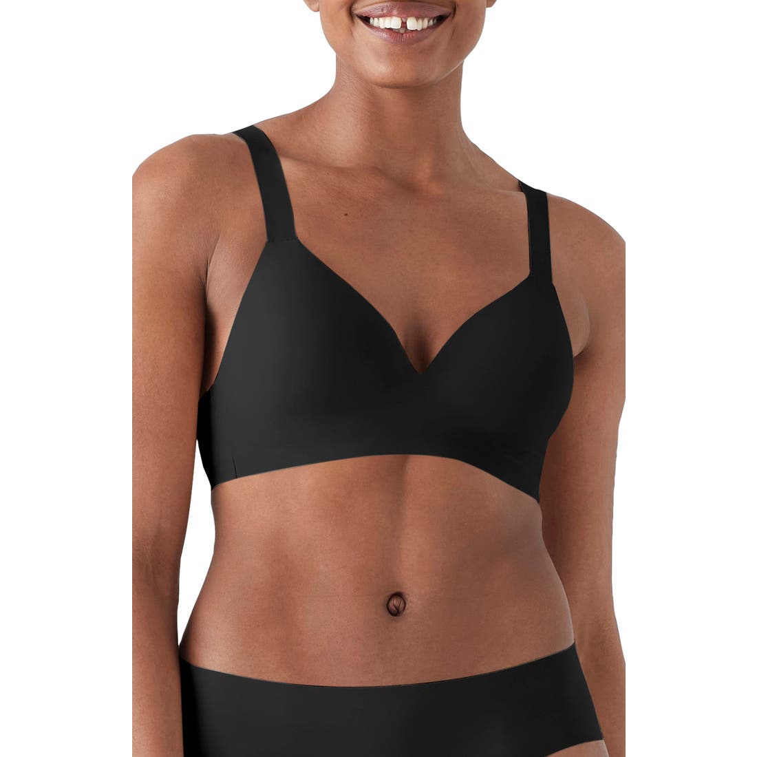 True & Co True Body Boost Wireless Hook Back Push-Up Bra