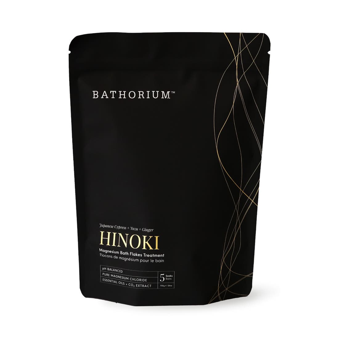 Bathorium Hinoki Magnesium Bath Flakes