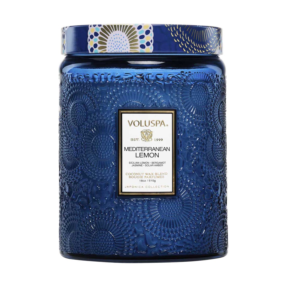 Voluspa Mediterranean Lemon Large Jar Candle