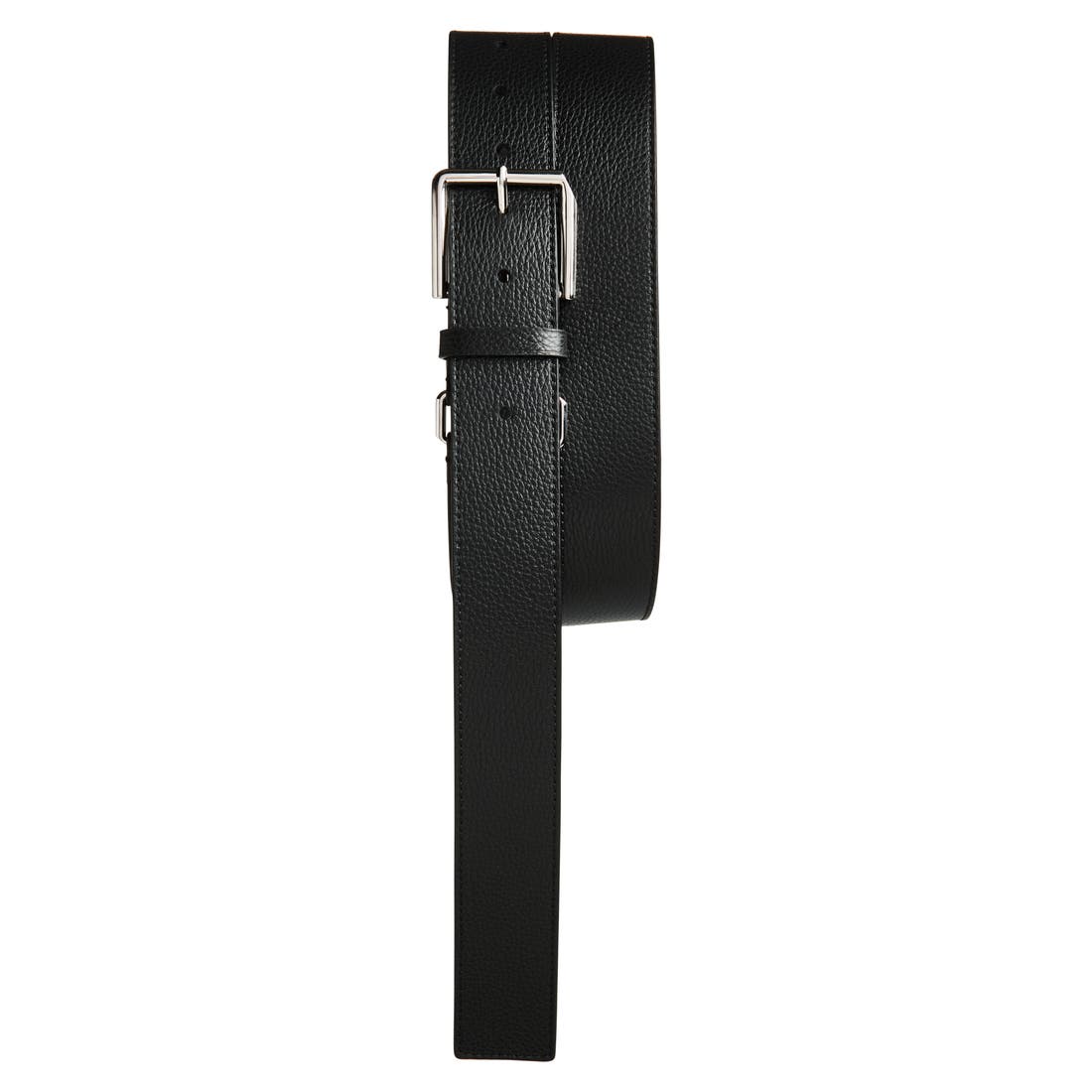 Givenchy Square Ring Leather Belt