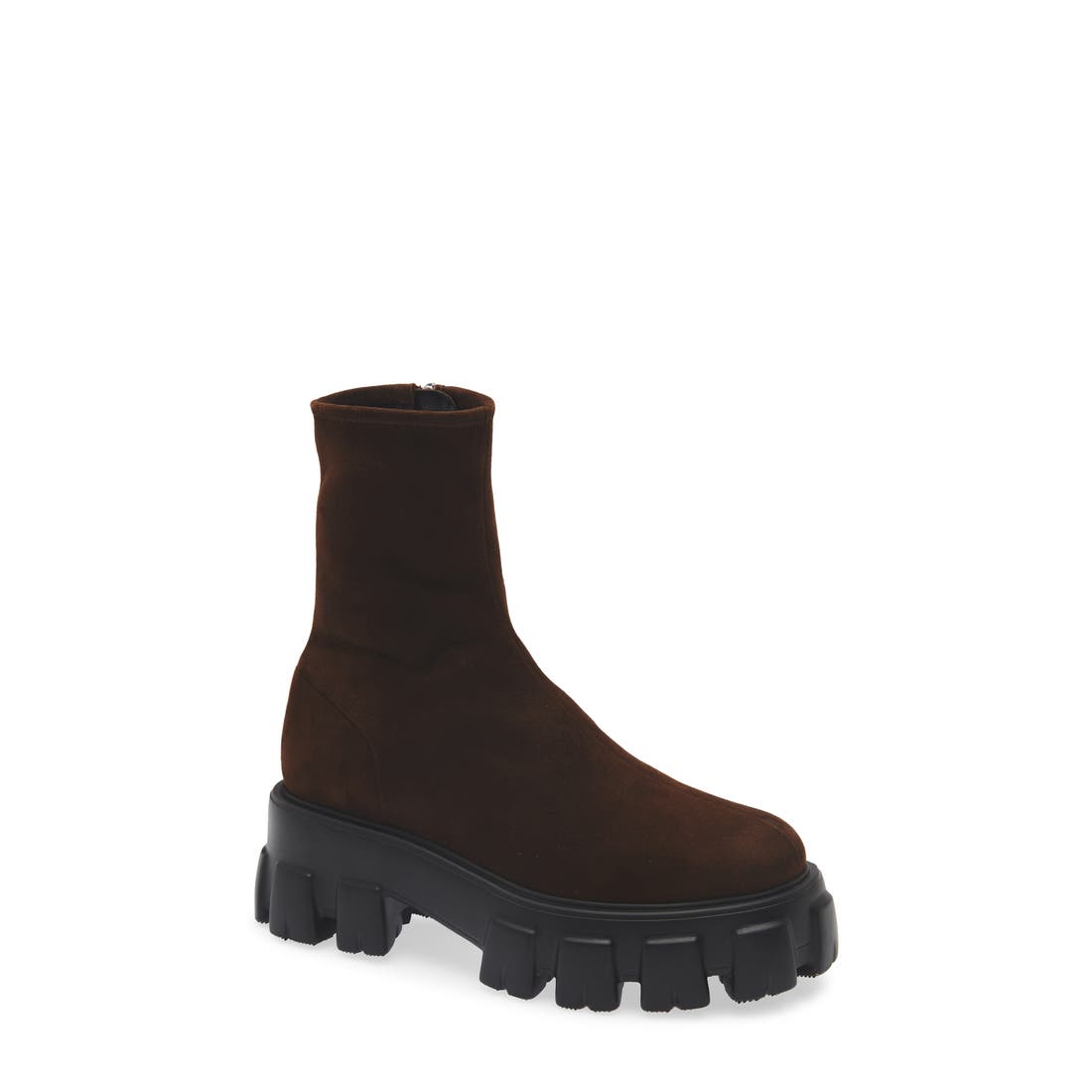 Prada Monolith Lug Sole Bootie