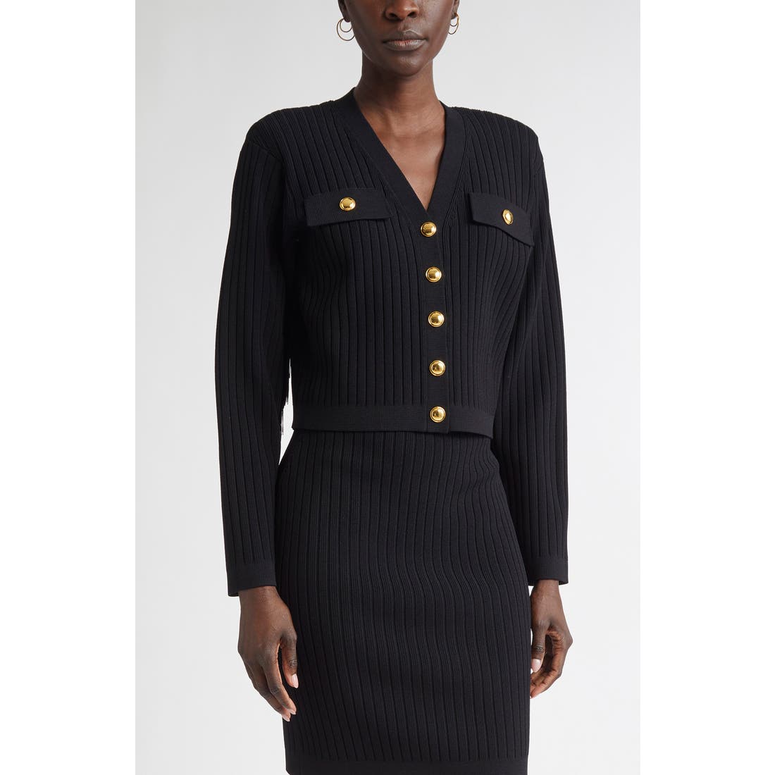 St. John Fringe Flatback Rib Jacket