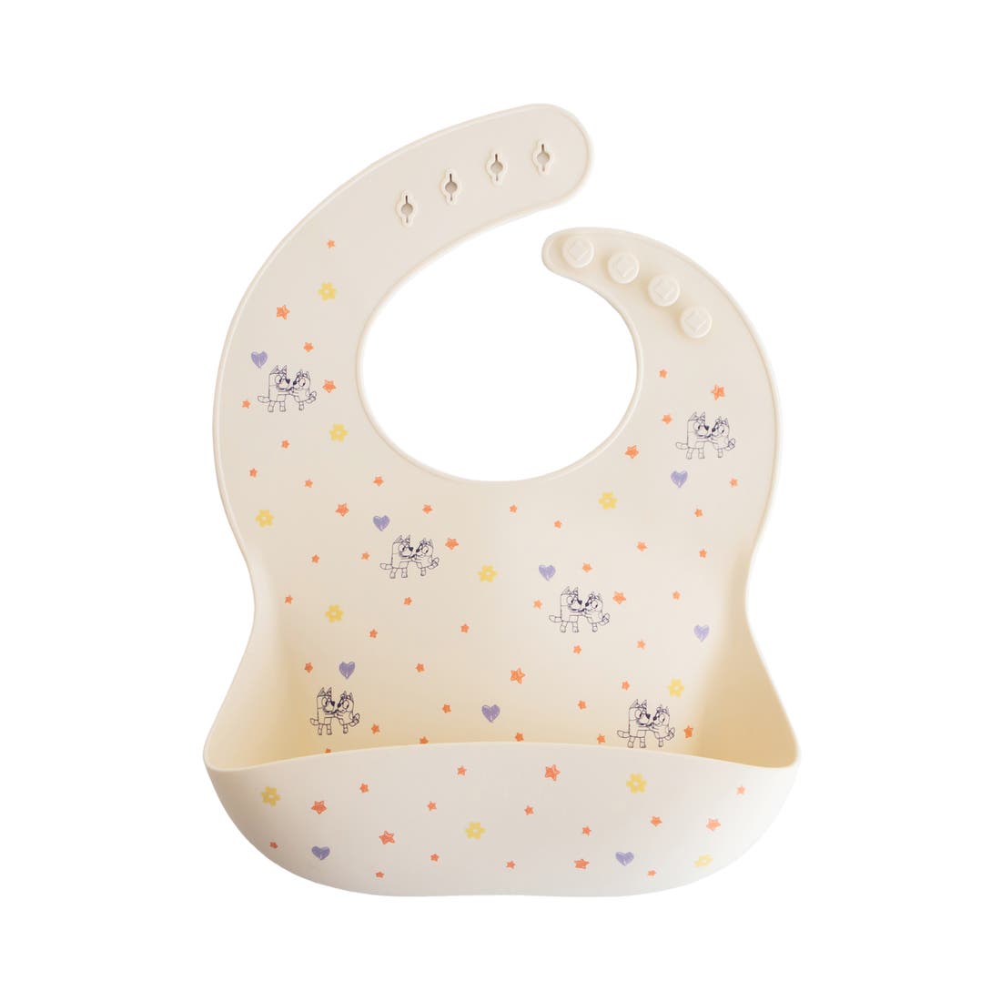 Mushie x Bluey Silicone Bib