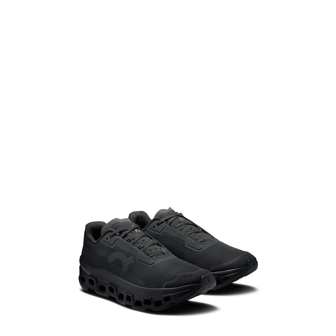 On Cloudmonster Void Sneaker in Black/black