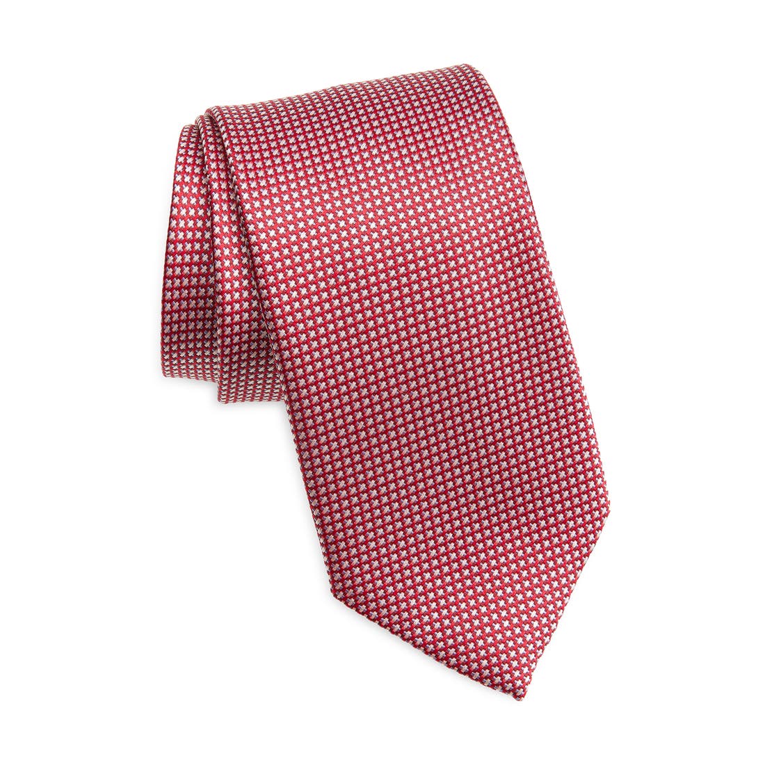 David Donahue Jacquard Silk Tie