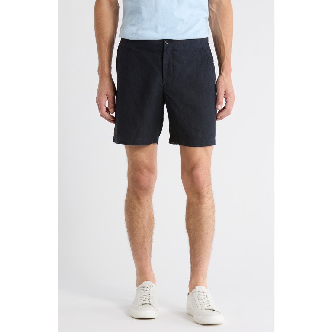 Nordstrom Flat Front Linen Shorts