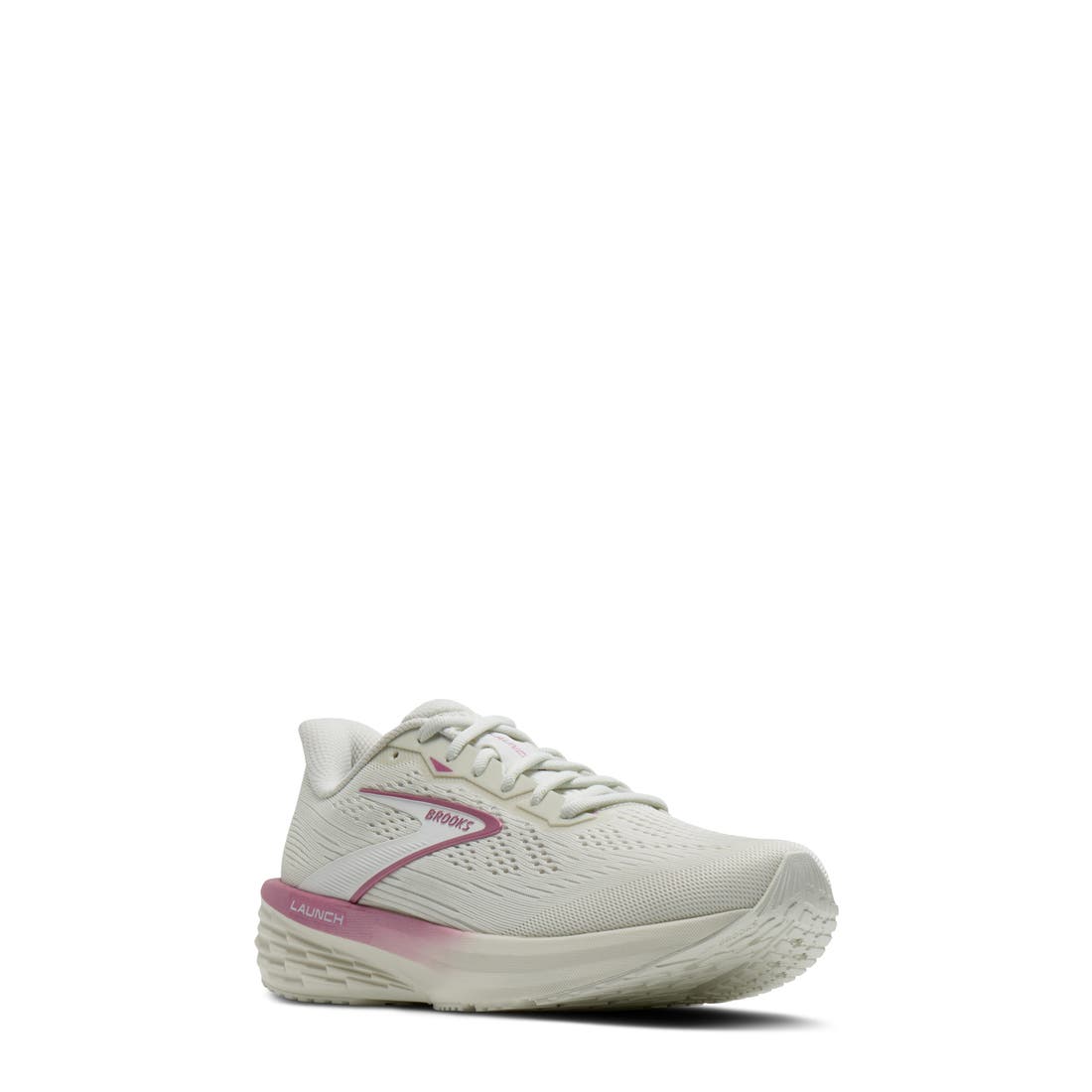 Brooks Launch 12 Running Sneaker in Bluewash/pink