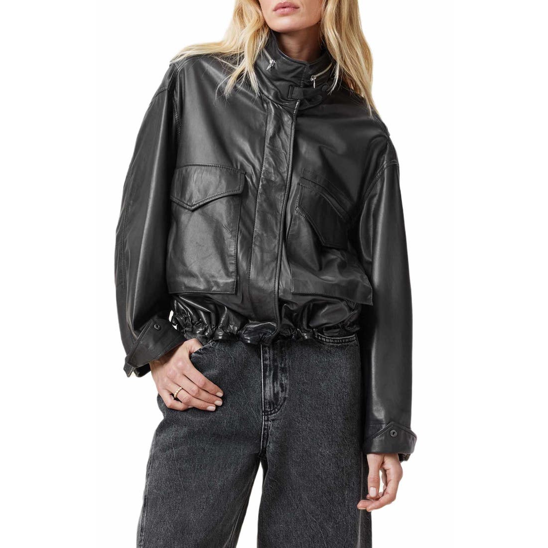 Allsaints Clay Leather Jacket
