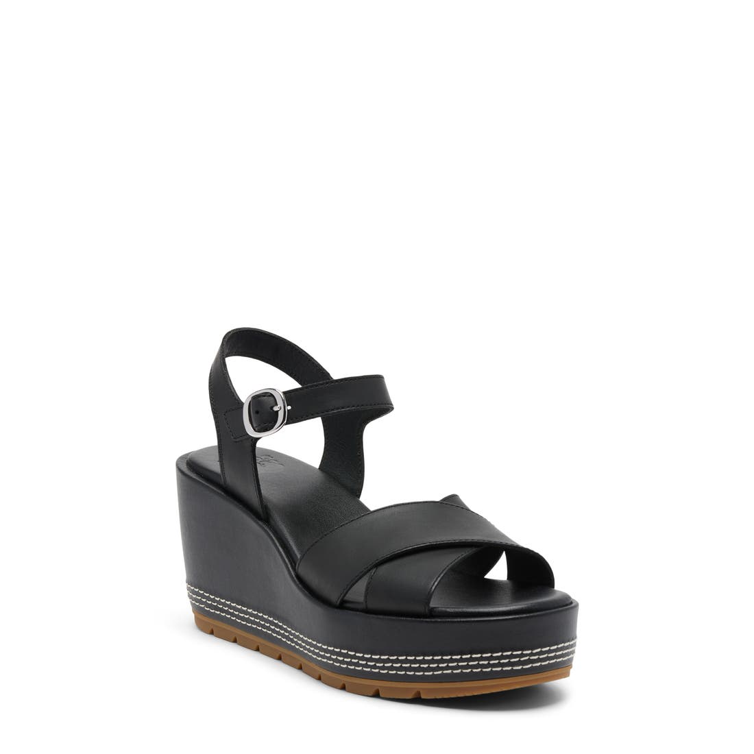 Sorel Sunpeak Ankle Strap Platform Wedge Sandal