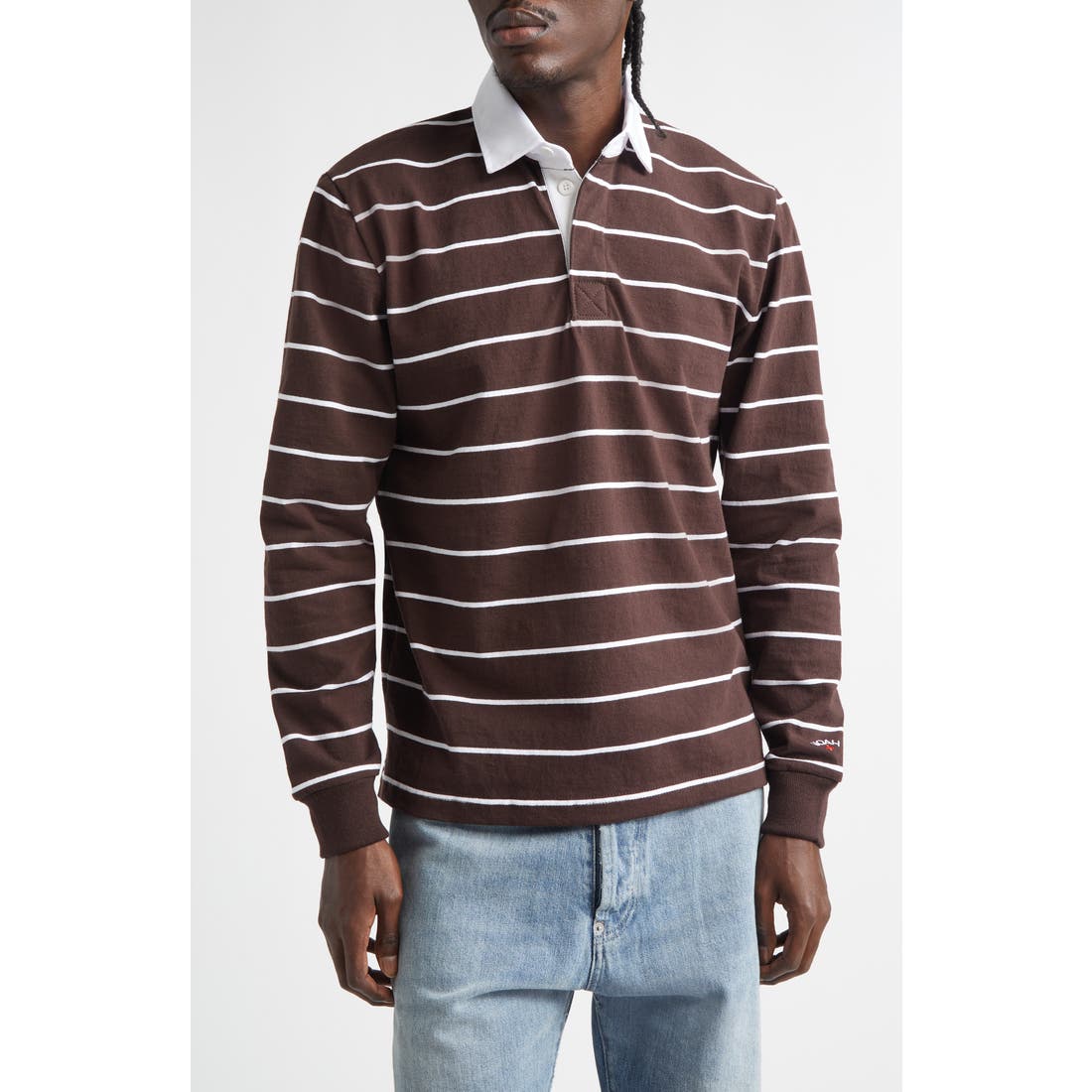 専用:Noah Classic Long Sleeve Rugby Polo S undefined Noah Classic Long Sleeve Rugby Polo available now at Del