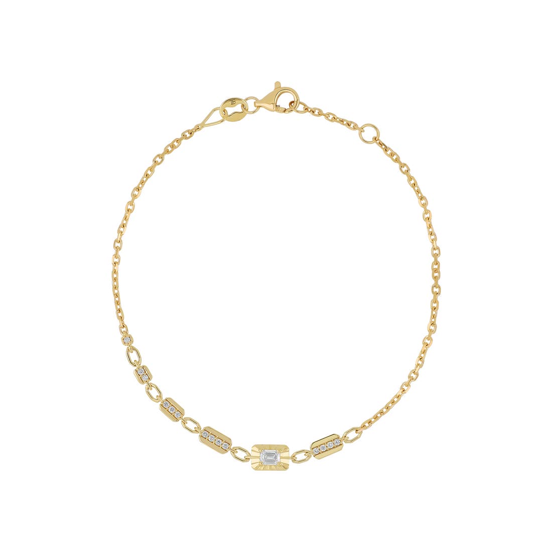 Bony Levy Varda Diamond Line Chain Bracelet