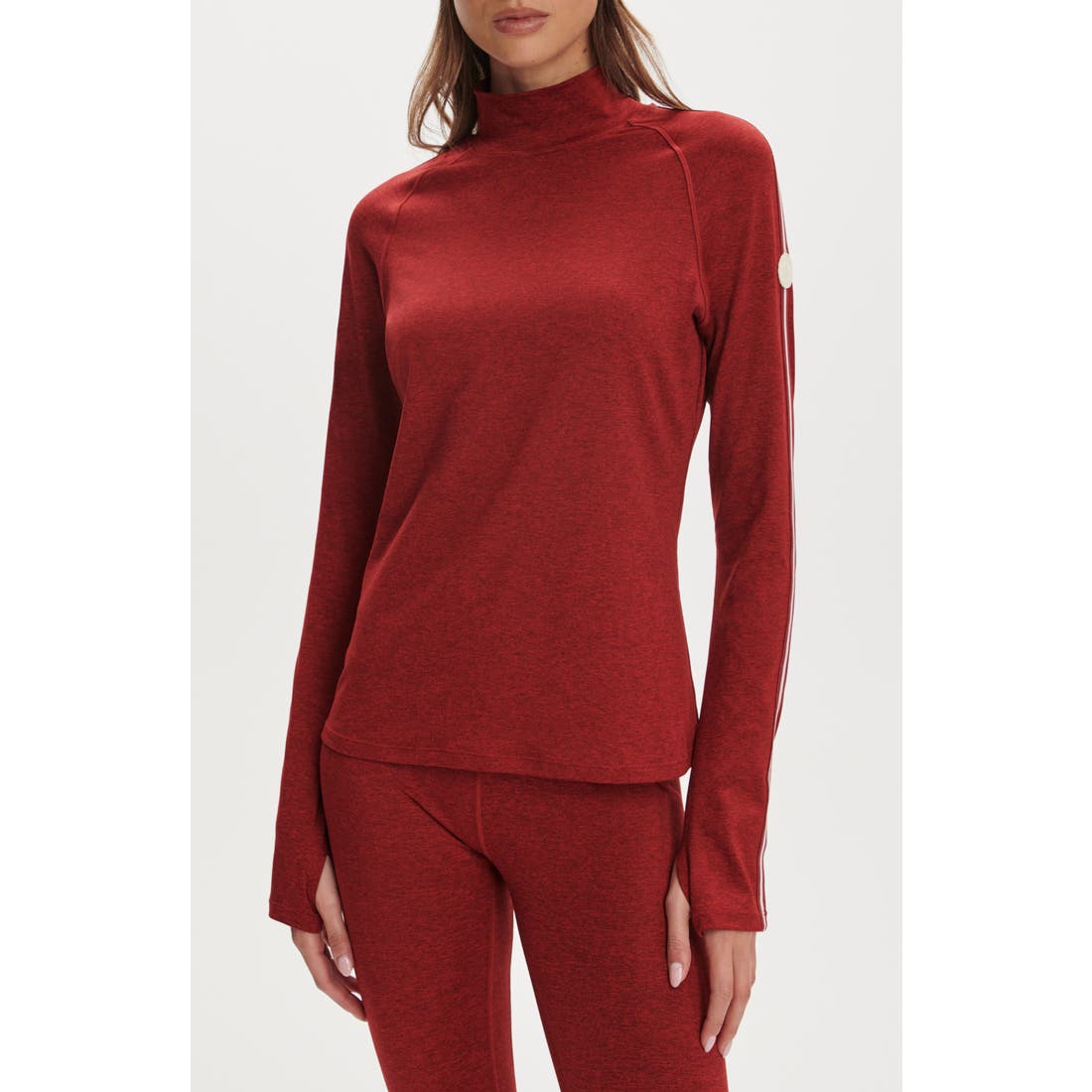 Varley Always Warm Mock Neck Base Layer Top
