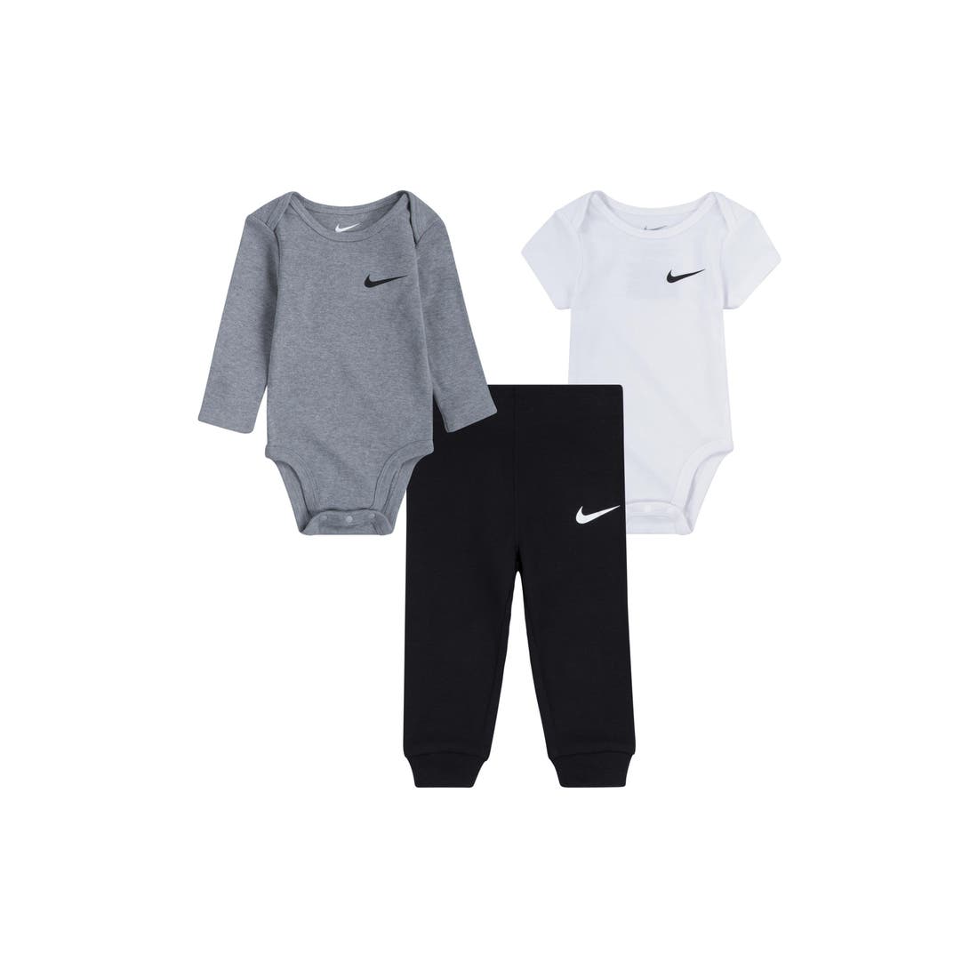 Nike Solid 3-Piece Bodysuits & Joggers Set