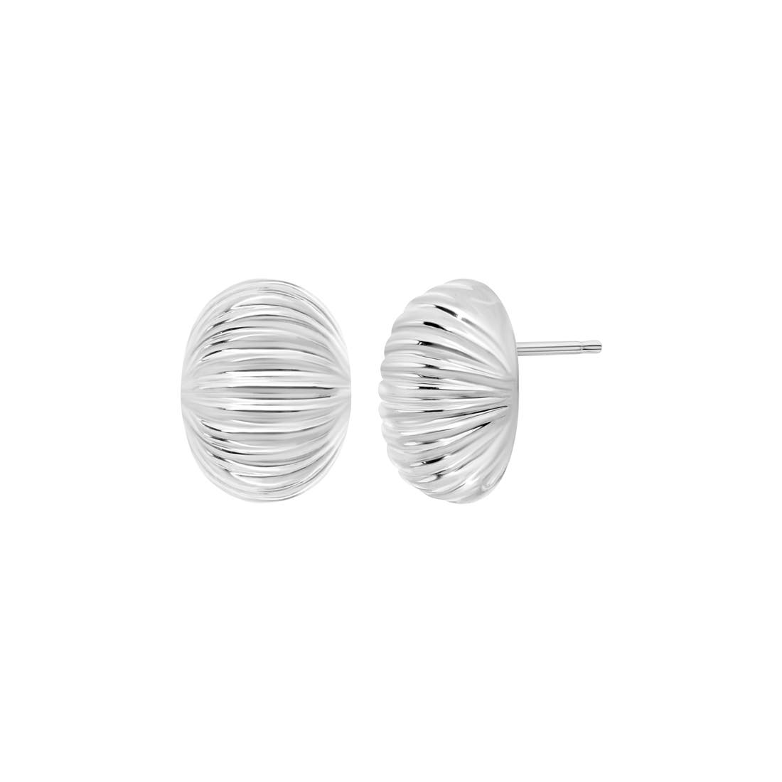 Bony Levy 14K Gold Textured Dome Stud Earrings