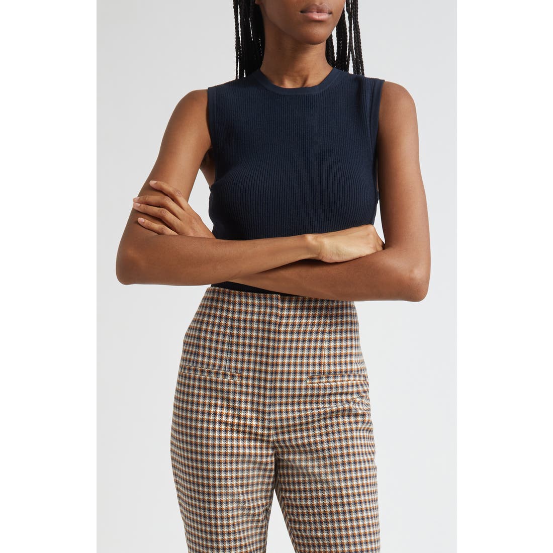 Veronica Beard Rib Sweater Tank
