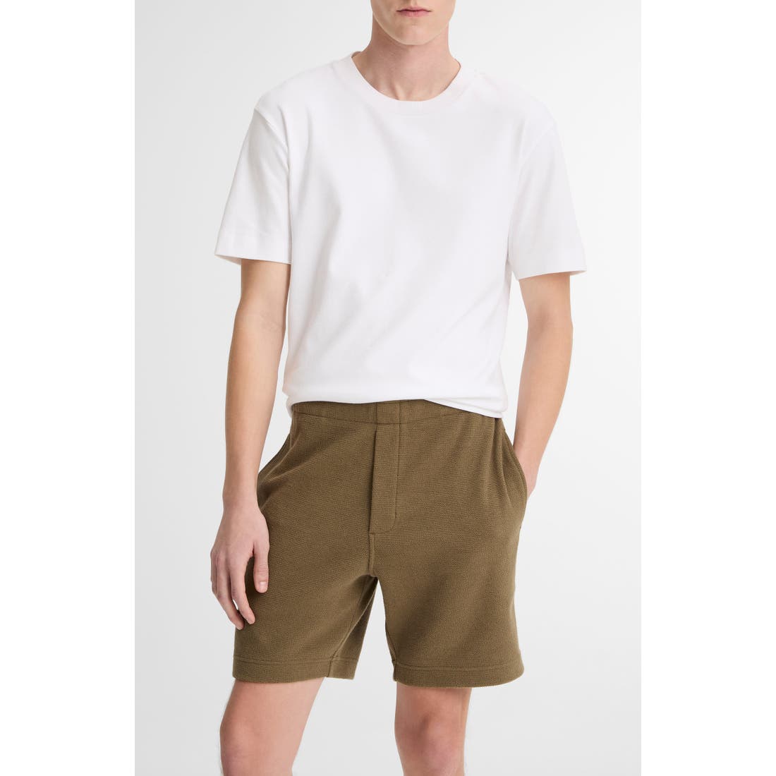 Vince Bouclé Pull-On Shorts