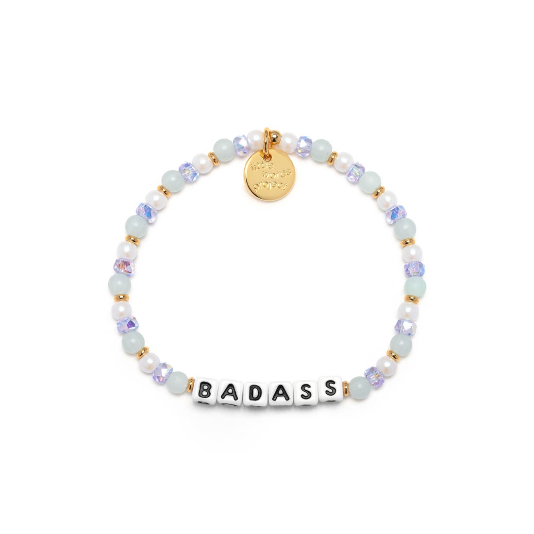 Little Words Project Badass Beaded Stretch Bracelet