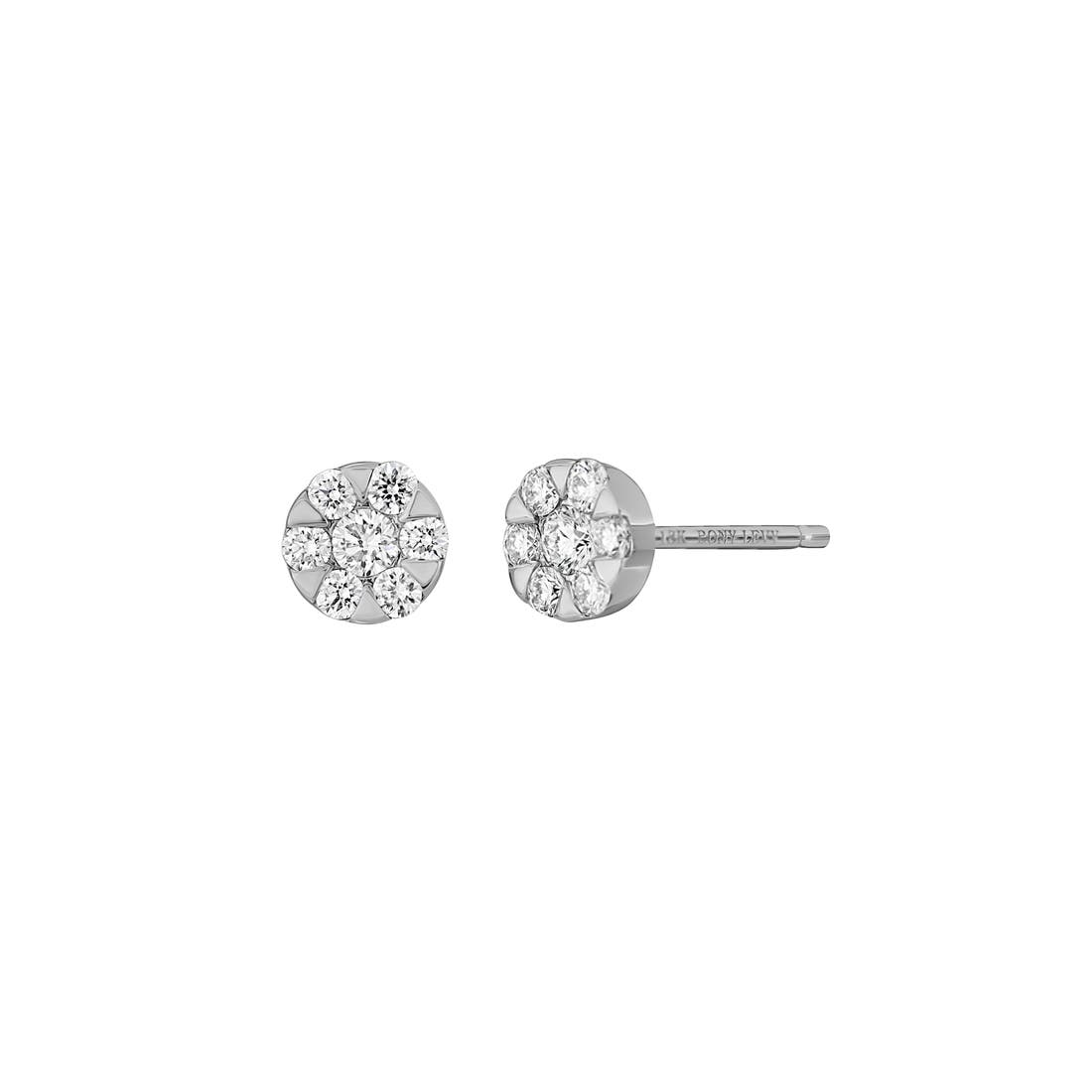 Bony Levy Mika Pavé Diamond Stud Earrings
