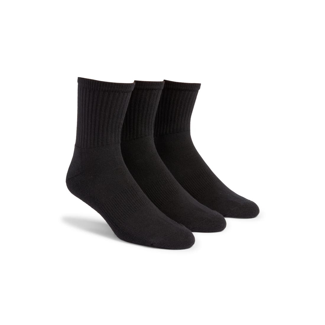 Nordstrom 3-Pack Everyday Low Crew Socks