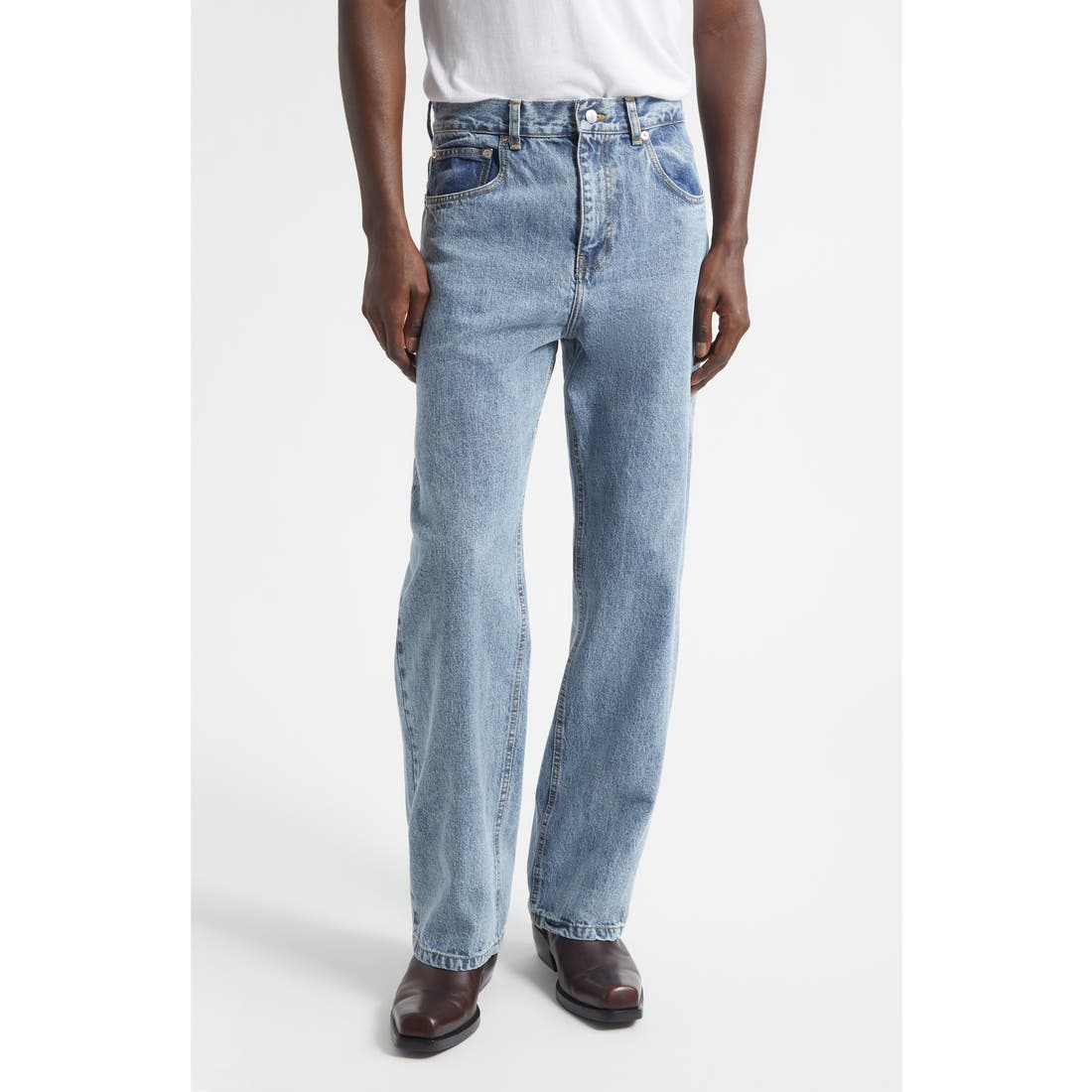 Second Layer Big Papi Relaxed Fit Straight Leg Jeans