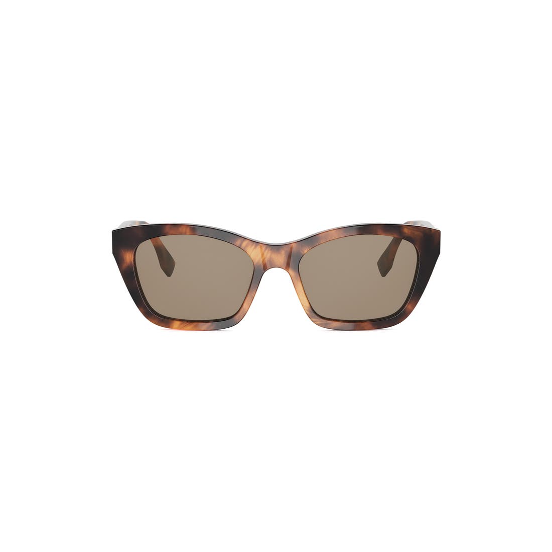 Fendi Forever Fendi 54mm Rectangular Sunglasses in Blonde Havana/brown