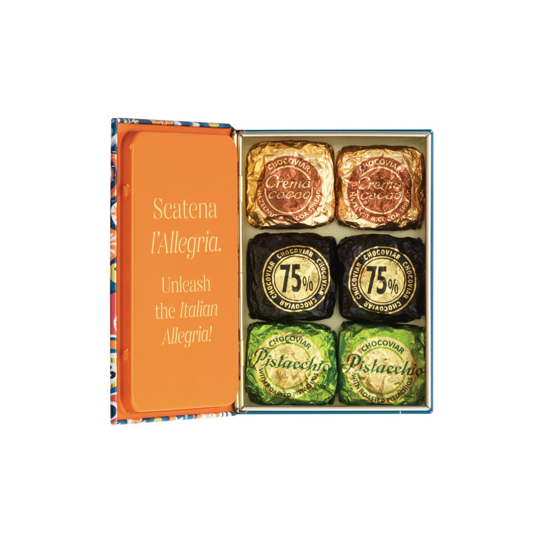 Venchi Mini Murrine Book with Assorted Chocolates