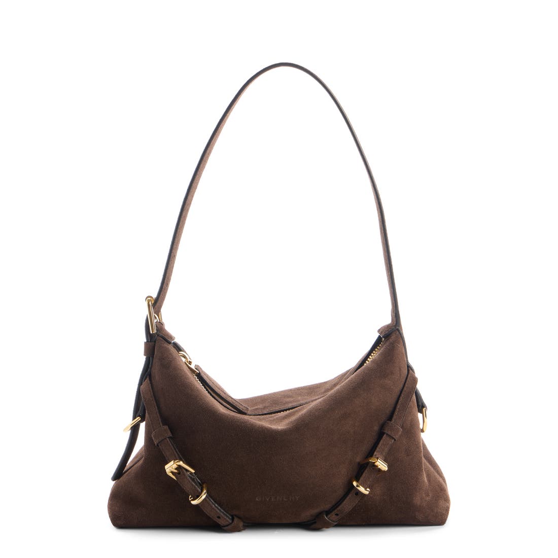 Givenchy Mini Voyou Suede Shoulder Bag