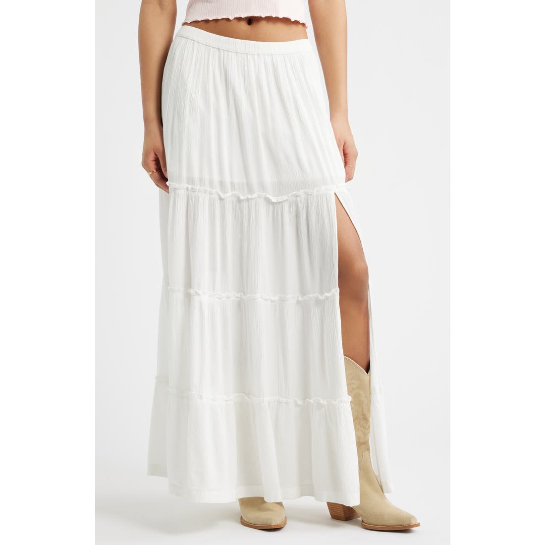 Bp. Tiered Maxi Skirt