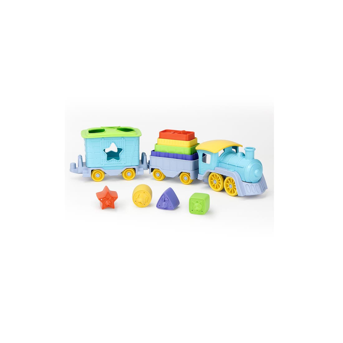 Green Toys Stack & Sort Train Playset