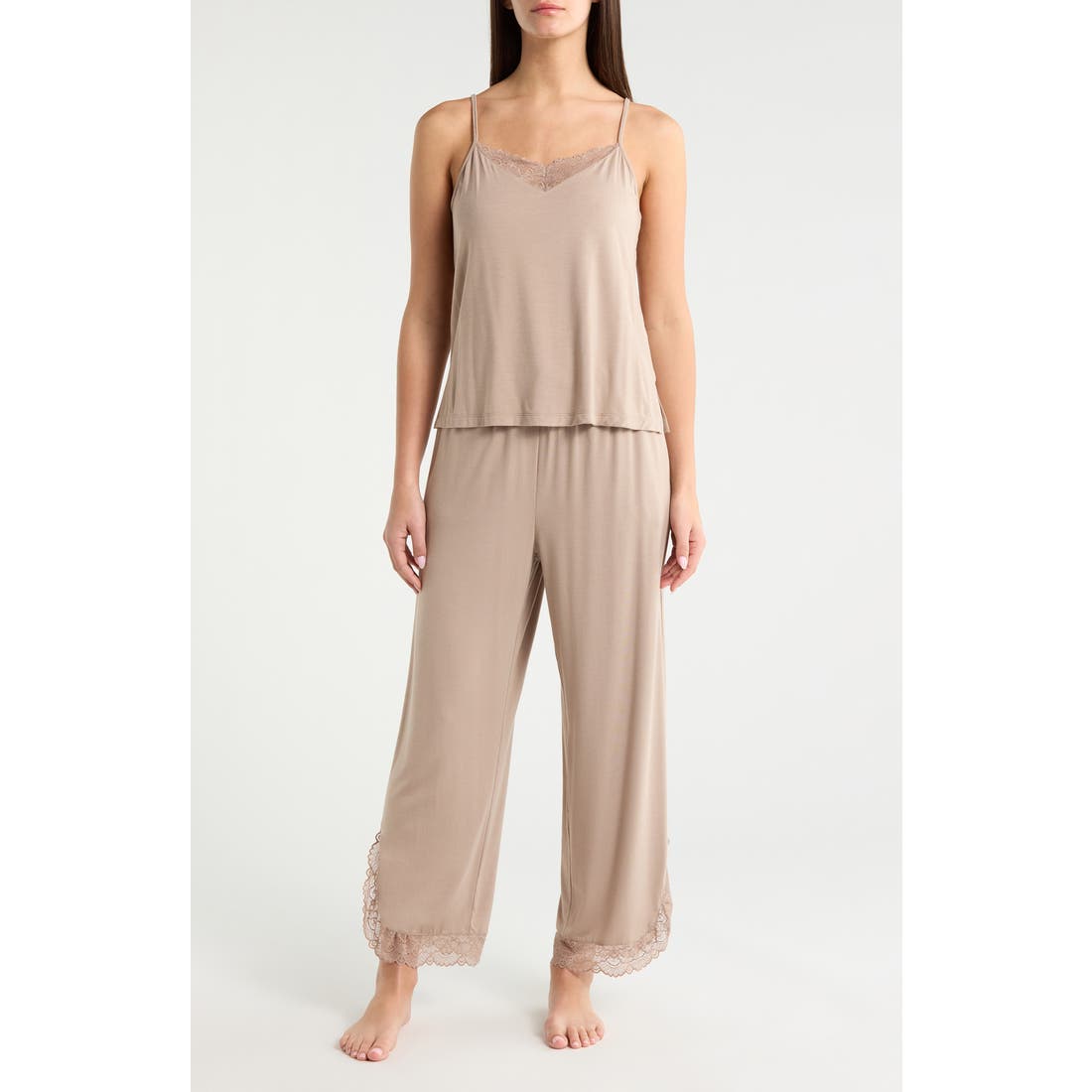 Nordstrom Moonlight Eco Lace Trim Pajamas