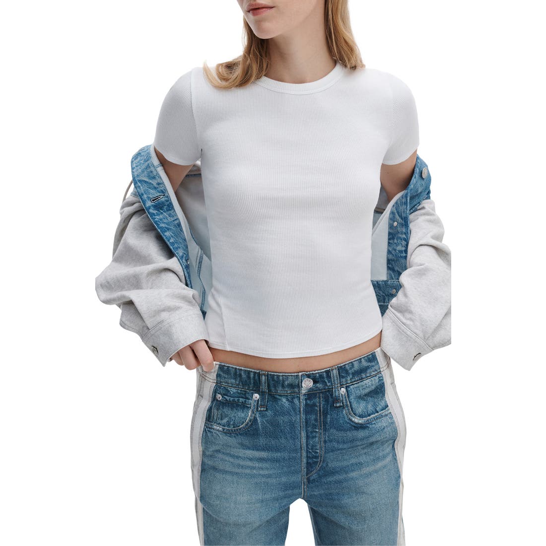 Rag & Bone The Essential Rib T-Shirt